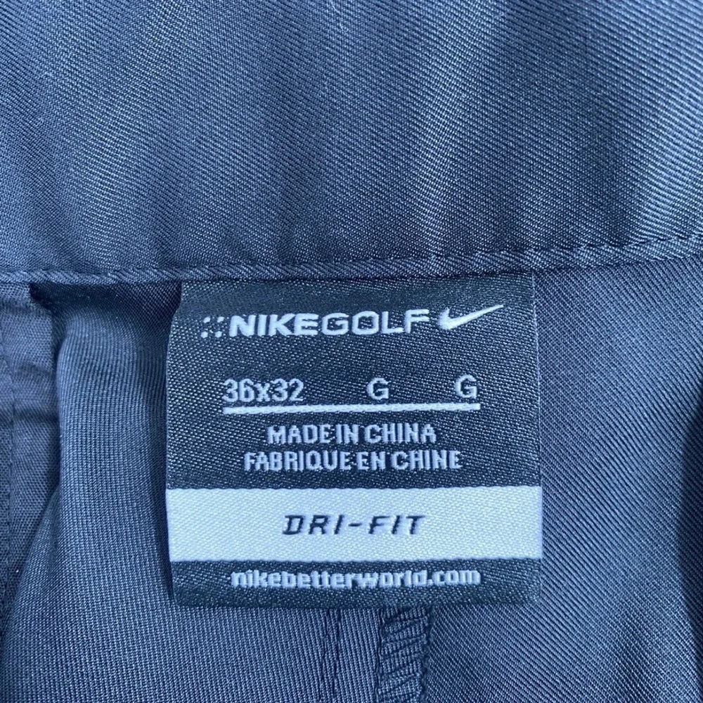 Nike Victory Golf Tour Men's Performance Black Flat Front Pants Drifit 36x32